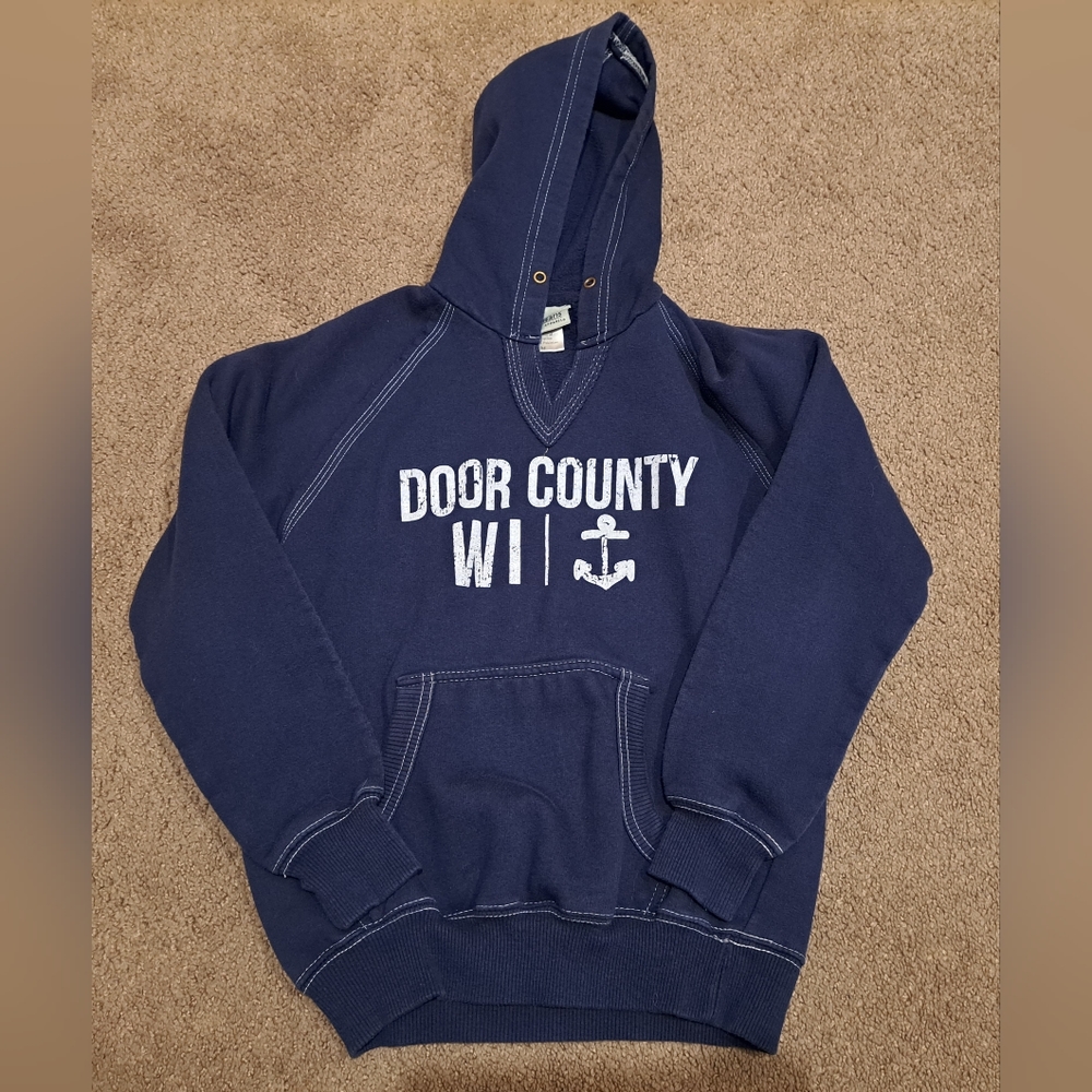 Door County Wisconsin Youth Hoodie Size Medium